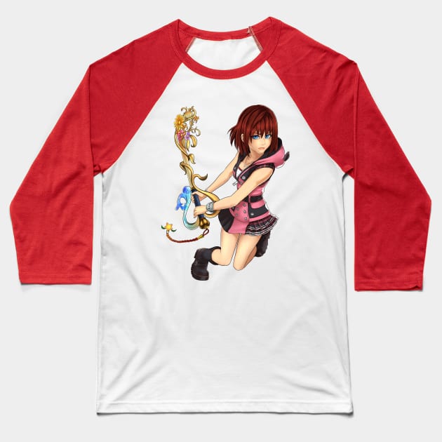 Kairi KH3 Baseball T-Shirt by BlazeManga